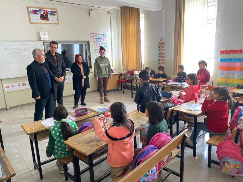 Çumra Milli Eğitim Müdürlüğü'nden Okul Ziyaretleri