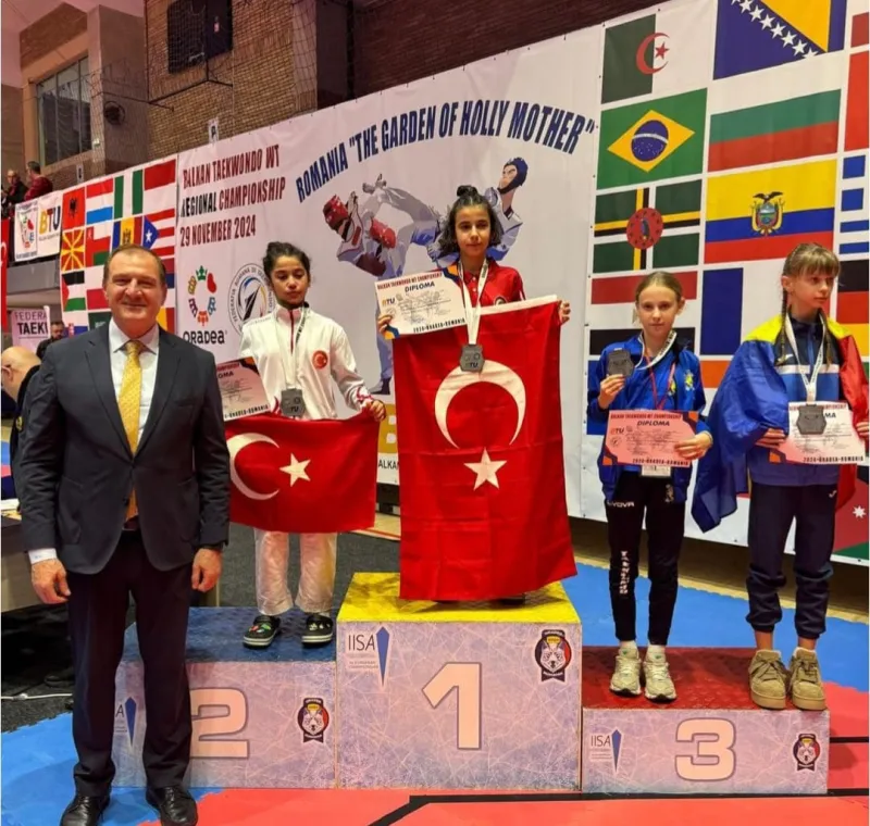 Konyalı Sporcu Fatma Azra Kurt, Balkan Şampiyonu Oldu
