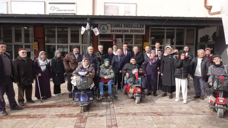 Çumra Belediye Başkanı Aydın’dan Engelliler Günü Ziyareti