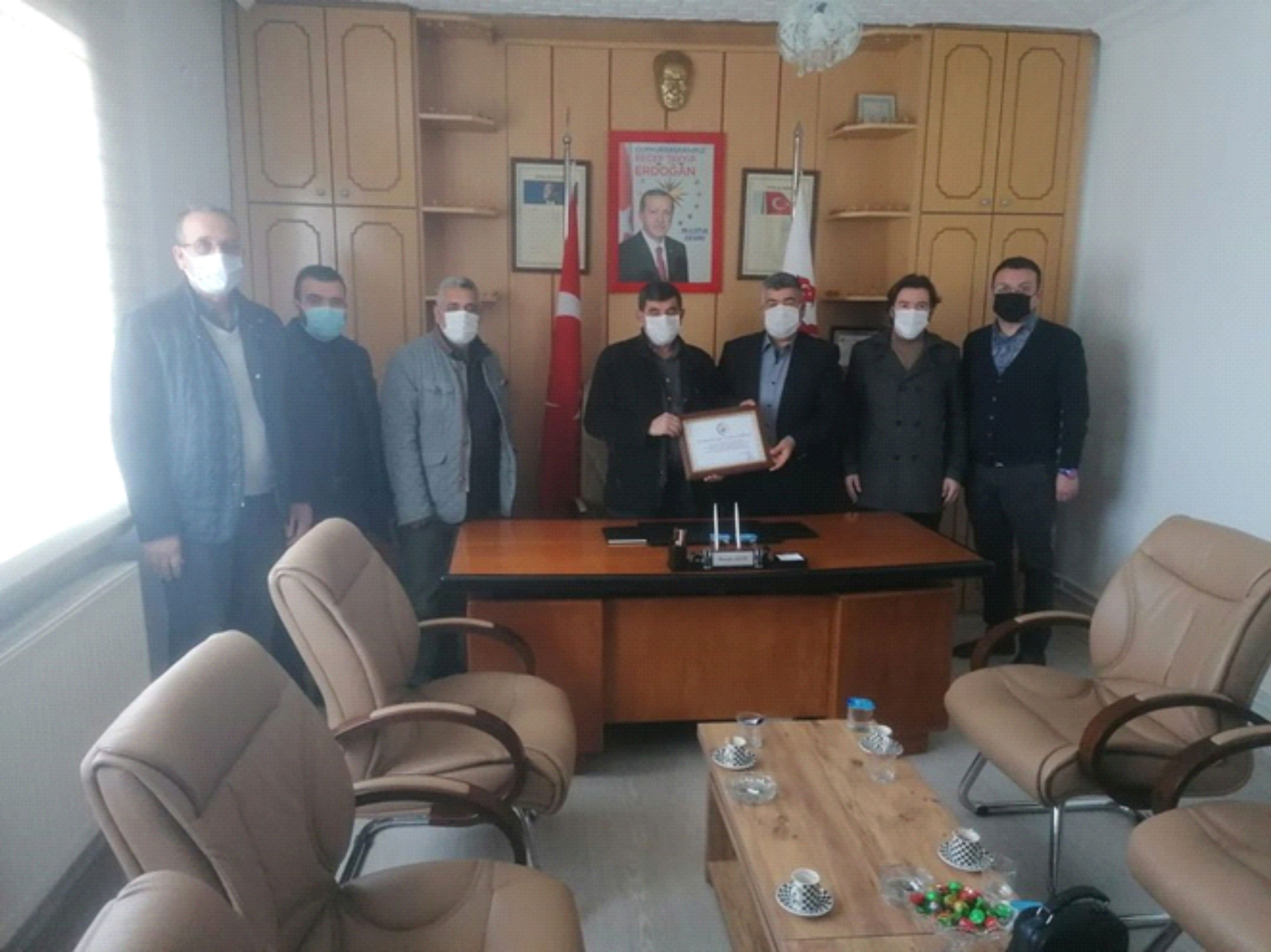 ÇUMRA TİCARET VE SANAYİ ODASINDAN ÇUMRA ESNAF VE SANATKARLAR ODASINA ZİYARET