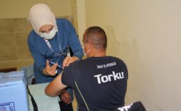 Konya Şeker çalışanları aşılandı