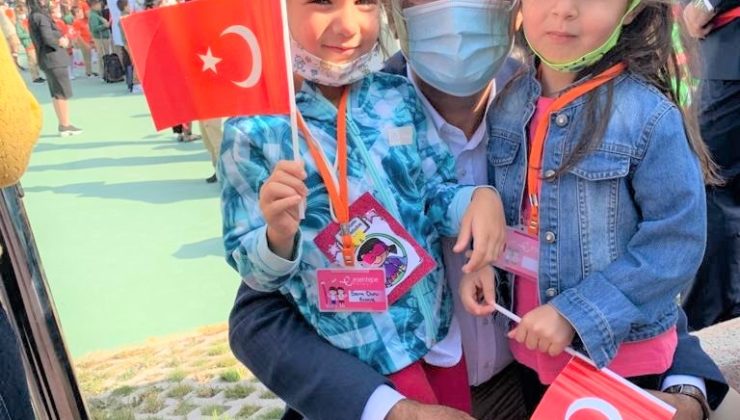 PANKOBİRLİK BAŞKANI RECEP KONUK’UN TORUNLARINI OKULA GÖTÜRME SEVİNCİ