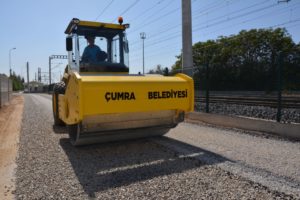 Cahit Aküzüm Caddesinde Yol Çalışmaları Tamamlandı