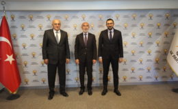 KONYA PANCAR EKİCİLERİ KOOPERATİF BAŞKANI RAMAZAN ERKOYUNCU’DAN AK PARTİ’YE ZİYARET