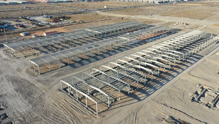 KONYA YENİ SANAYİ SİTESİ  HIZLA YÜKSELİYOR