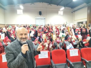 EĞİTİMCİ YAZAR DURAN ÇETİN ÖĞRENCİLERİMİZE SEMİNER VERDİ