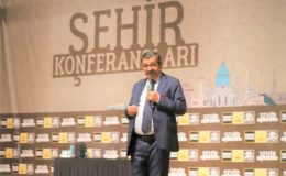 ŞEHİR KONFERANSLARININ KONUĞU HAYATİ İNANÇ OLDU