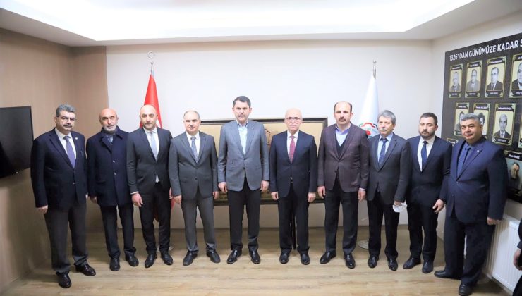 ÇEVRE, ŞEHİRCİLİK VE İKLİM DEĞİŞİKLİĞİ BAKANI  MURAT KURUM ÇUMRA’YI ZİYARET ETTİ