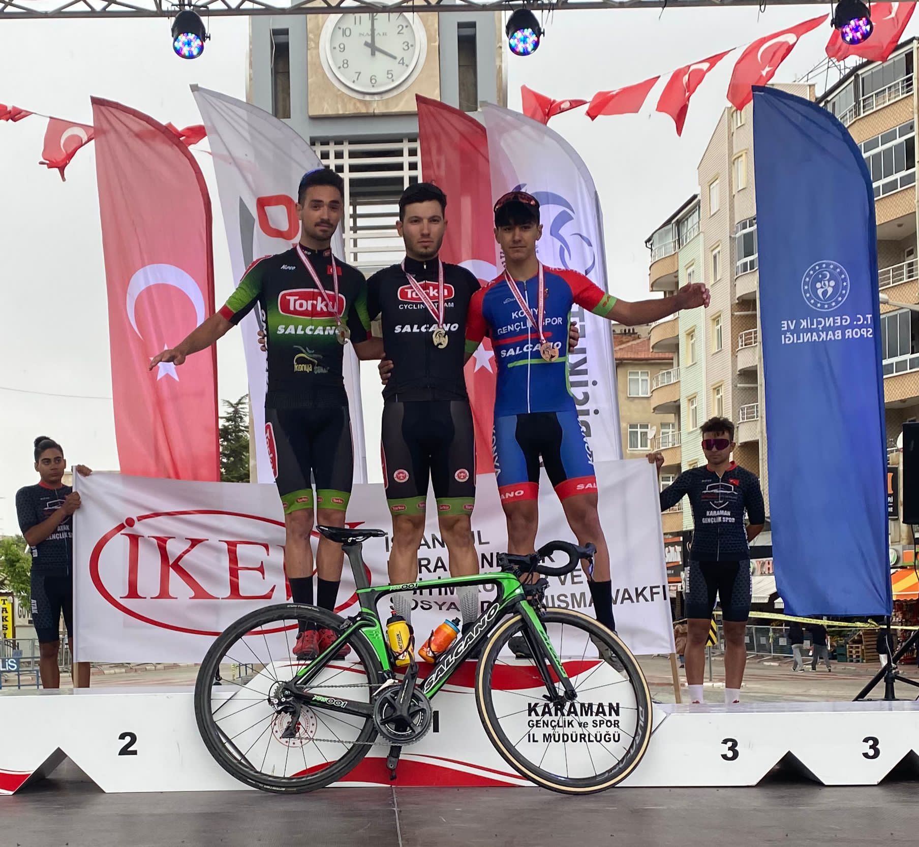 TORKULU PEDALLARI KARAMAN’DA FIRTINA GİBİ ESTİ