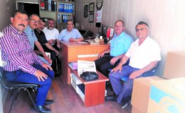 TÜRK DİYANET VAKIF-SEN KONYA ŞUBESİ VE TÜRK YEREL HİZMET-SEN KONYA, KARAMAN VE AKSARAY ŞUBESİNDEN GAZETEMİZE ZİYARET