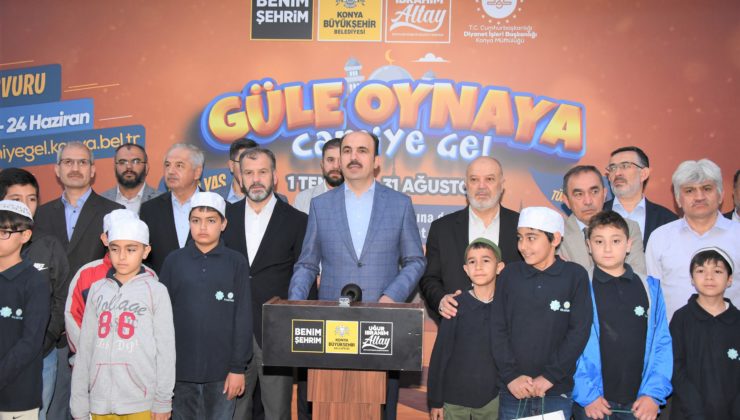 KONYA BÜYÜKŞEHİR BELEDİYESİNDEN “GÜLE OYNAYA CAMİYE GEL PROJESİ” 1 KONYA BÜYÜKŞEHİR BELEDİYESİNDEN “GÜLE OYNAYA CAMİYE GEL PROJESİ”