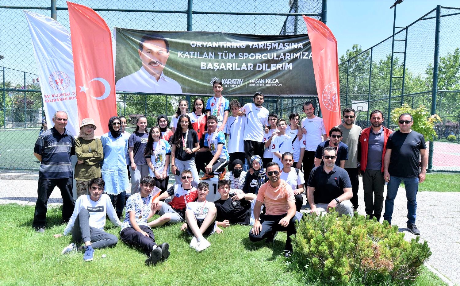 HAFTA SONU KARATAY ŞEHİR PARKI’NDA  ORYANTİRİNG HEYECANI VARDI