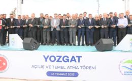 CUMHURBAŞKANI YARDIMCISI FUAT OKTAY İLE TARIM VE ORMAN BAKANI VAHİT KİRİŞCİ YOZGAT’IN ÇEKEREK İLÇESİNDE