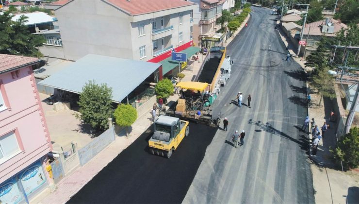 ÇUMRA OKÇU ARASINDA SICAK ASFALT ÇALIŞMALARI