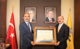 TİCARET BAKANI MEHMET MUŞ  BAŞKAN ALTAY’I ZİYARET ETTİ