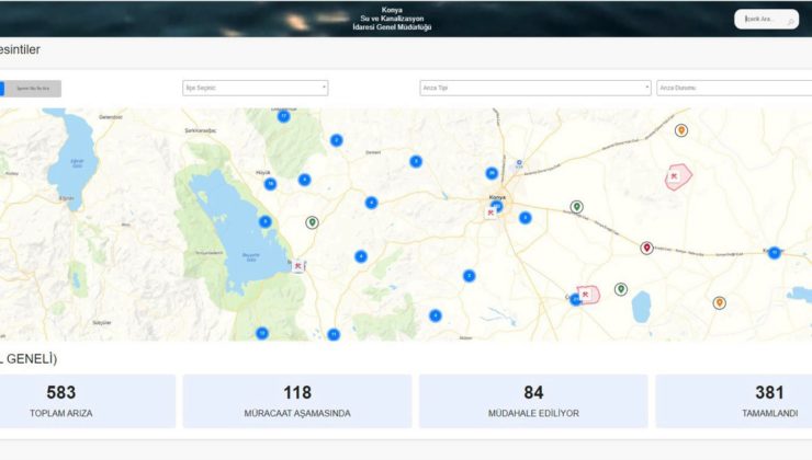 KOSKİ’NİN ARIZA VE KESİNTİLERİNE ANLIK ULAŞIM HİZMETİ