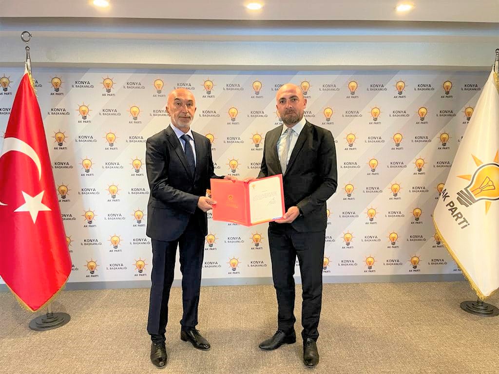 ÇUMRA AK PARTİ İLÇE BAŞKANLIĞINDA YENİ İSİM