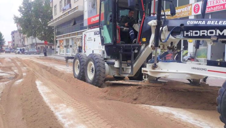 ÇUMRA BELEDİYESİ TAM KADRO ÇALIŞMALARINI SÜRDÜRÜYOR