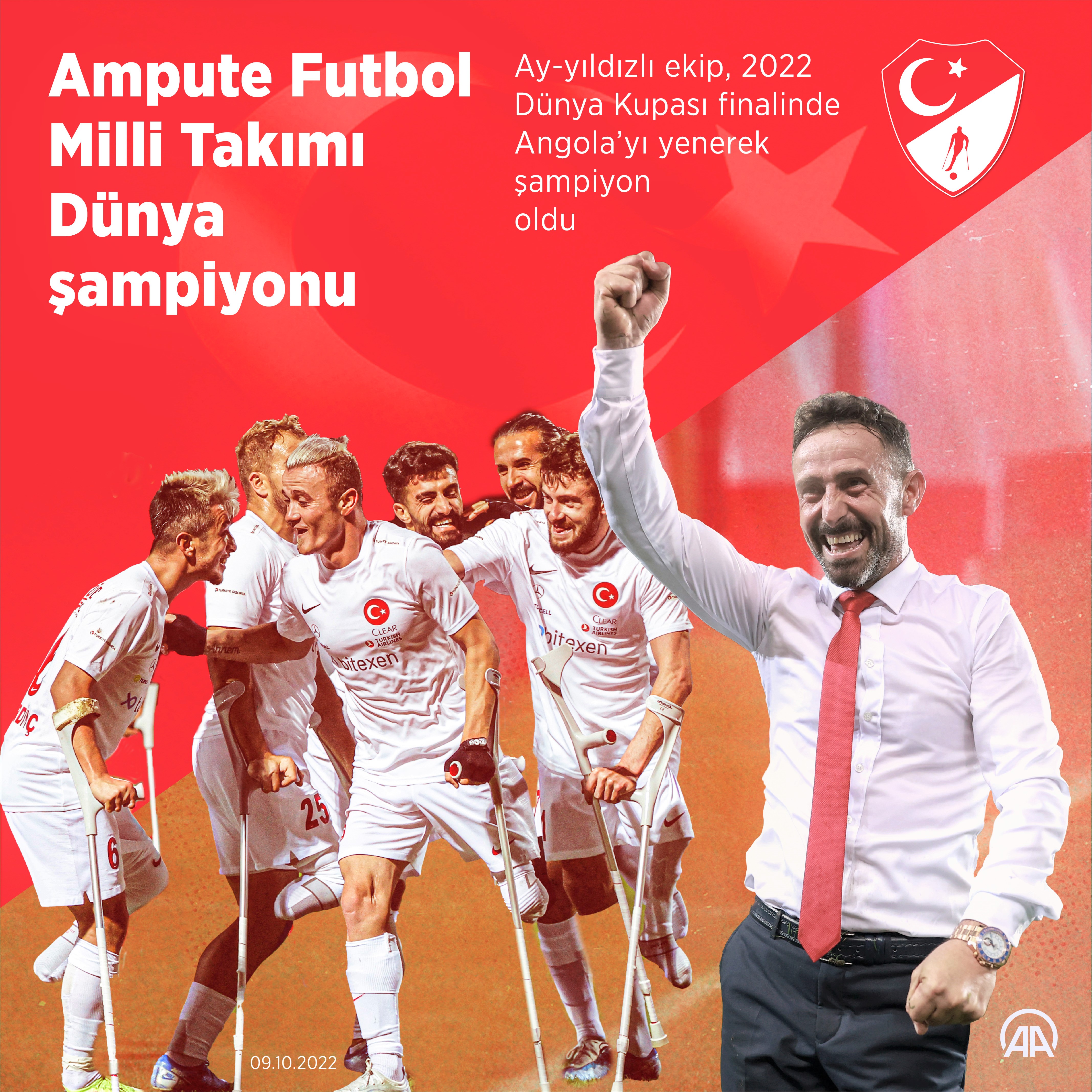 AMPUTE FUTBOL MİLLİ TAKIMI’NIN DÜNYA KUPASI ZAFERİ