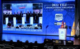 KONYA BÜYÜKŞEHİR BELEDİYE BAŞKANI ALTAY, BELEDİYENİN 2022 YILI ÇALIŞMALARINI DEĞERLENDİRDİ