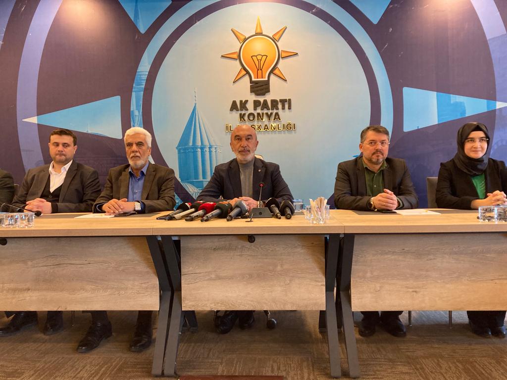 AK PARTİ KONYA İL BAŞKANI HASAN ANGI, GÜNDEME DAİR AÇIKLAMALARDA BULUNDU