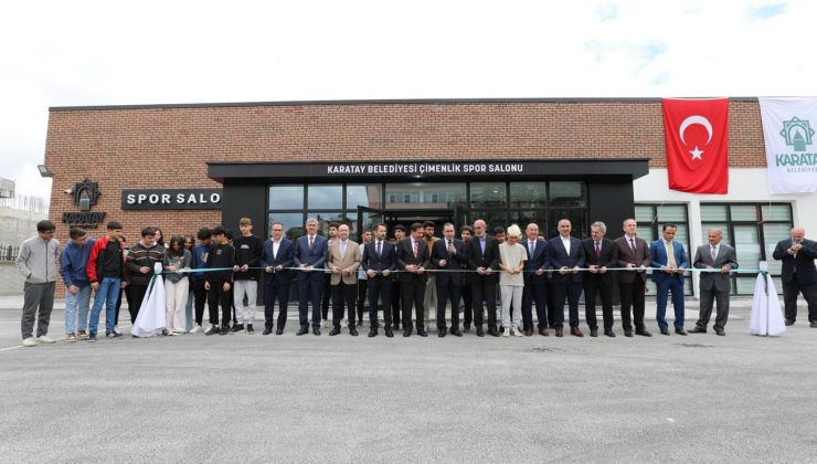 ÇİMENLİK KAPALI SPOR SALONU HİZMETE AÇILDI