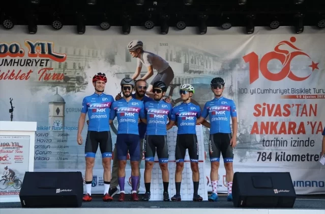 100. Yıl Cumhuriyet Bisiklet Turu Çankırı-Ankara etabı başladı