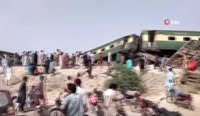 Pakistan’da tren raydan çıktı: 22 ölü
