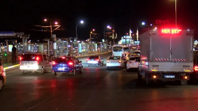 Yeni Galata Köprüsü Bakım Çalışmaları Başladı