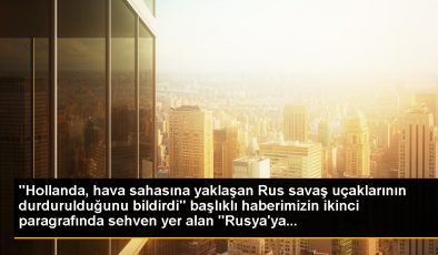 Hollanda, Rus savaş uçaklarını Danimarka hava sahasında durdurdu