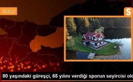 80 yaşındaki güreşçi, 65 yılını verdiği sporun seyircisi oldu