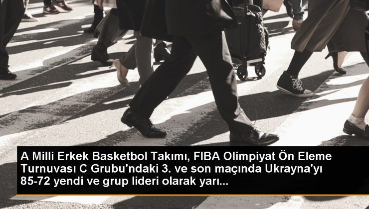 A Milli Erkek Basketbol Takımı, FIBA Olimpiyat Ön Eleme Turnuvası C Grubu’ndaki 3. ve son maçında Ukrayna’yı 85-72 yendi ve grup lideri olarak yarı…