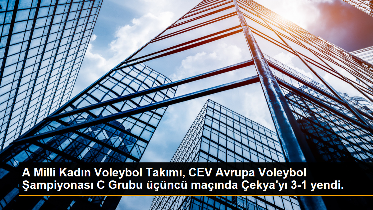 A Milli Kadın Voleybol Takımı, 2023 Avrupa Şampiyonası C Grubu'nda Çekya'yı 3-1 mağlup ederek 3'te 3 yaptı ve son 16 turuna yükselmeyi garantiledi.