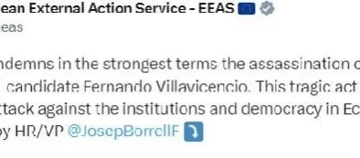 AB, Ekvador’da yaşanan suikastı kınadı