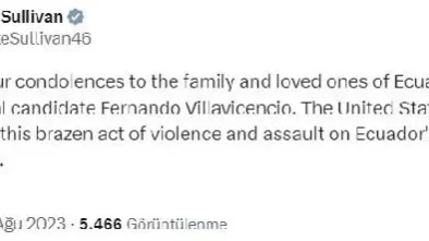 ABD, Ekvador’da gerçekleşen suikastı kınadı