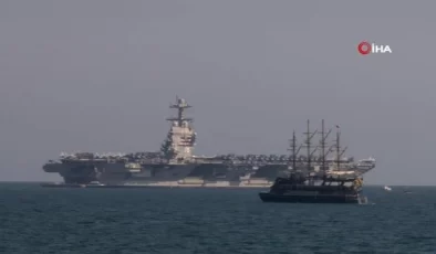 ABD Uçak Gemisi Antalya’ya Demirledi