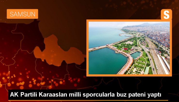 AK Parti Genel Başkan Yardımcısı Çiğdem Karaaslan, Artistik Buz Pateni Milli Takımı ile buz pateni yaptı