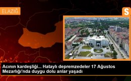 Acının kardeşliği… Hataylı depremzedeler 17 Ağustos Mezarlığı’nda duygu dolu anlar yaşadı