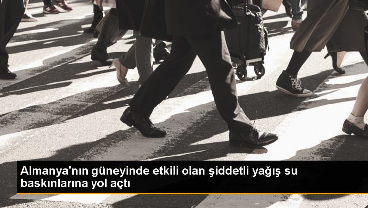 Almanya'nın Bavyera eyaletinde şiddetli yağışlar su baskınlarına neden oldu 1 Almanya’nın Bavyera eyaletinde şiddetli yağışlar su baskınlarına neden oldu