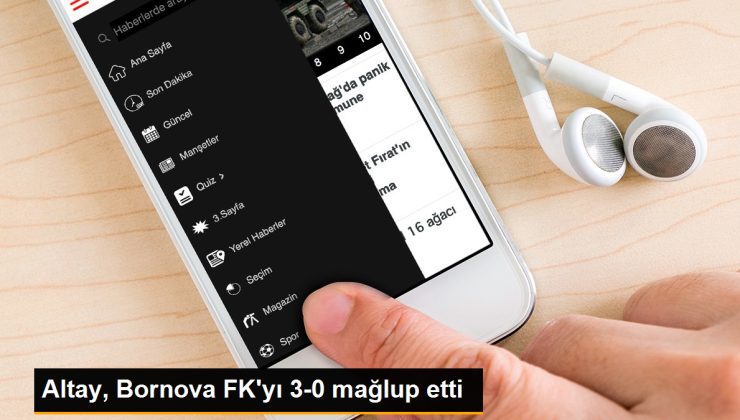 Altay, Bornova FK’yı 3-0 mağlup etti