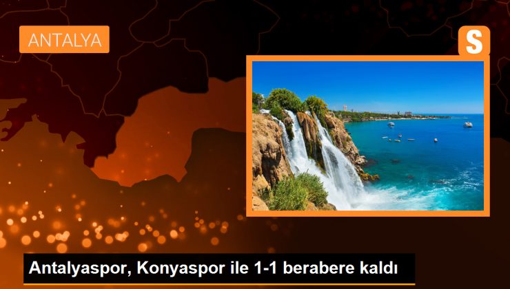 Antalyaspor ile Konyaspor Berabere Kaldı