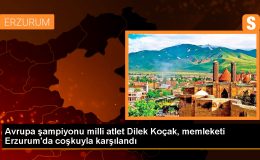 Avrupa Şampiyonu Dilek Koçak Erzurum’da Coşkuyla Karşılandı