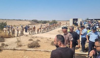 BM askerlerini Yeşil Hat’ta geri iten KKTC, yol yapım çalışmalarına yeniden başladı