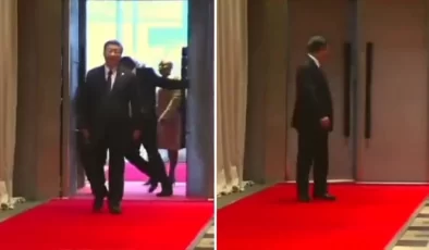 BRICS Zirvesi’nde Çin Devlet Başkanı Şi Cinping’in arkasından kapıyı kapatıp korumalarını dışarda bıraktılar