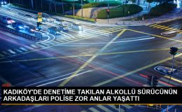 Bağdat Caddesi’nde Alkollü Sürücü Polis Denetimine Direndi