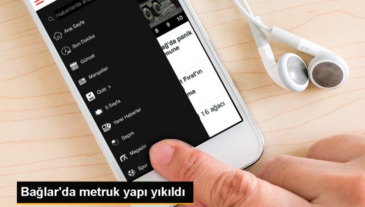 Bağlar Belediyesi, metruk yapının yıkımını gerçekleştirdi