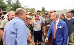 Bayrampaşa Belediye Başkanı Atila Aydıner, İşçilerle Buluştu