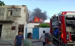 Bergama’da çıkan yangın 4 eve sıçradı