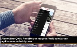 Beşiktaş Başkanı Ahmet Nur Çebi, Pendikspor maçının VAR kayıtlarının incelenmesini istedi