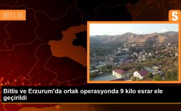 Bitlis ve Erzurum’da ortak operasyonda 9 kilo esrar ele geçirildi